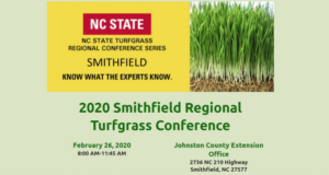 2020 Smithfield Regional Turfgrass Conference