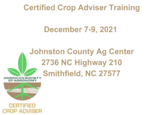 Certified Crop Adviser Training