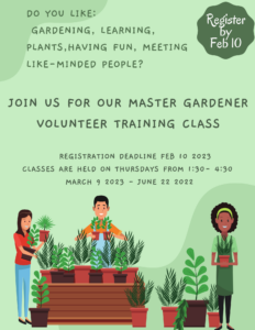 Cover photo for 2023 Extension Master Gardener Volunteer Training Class - Johnston County