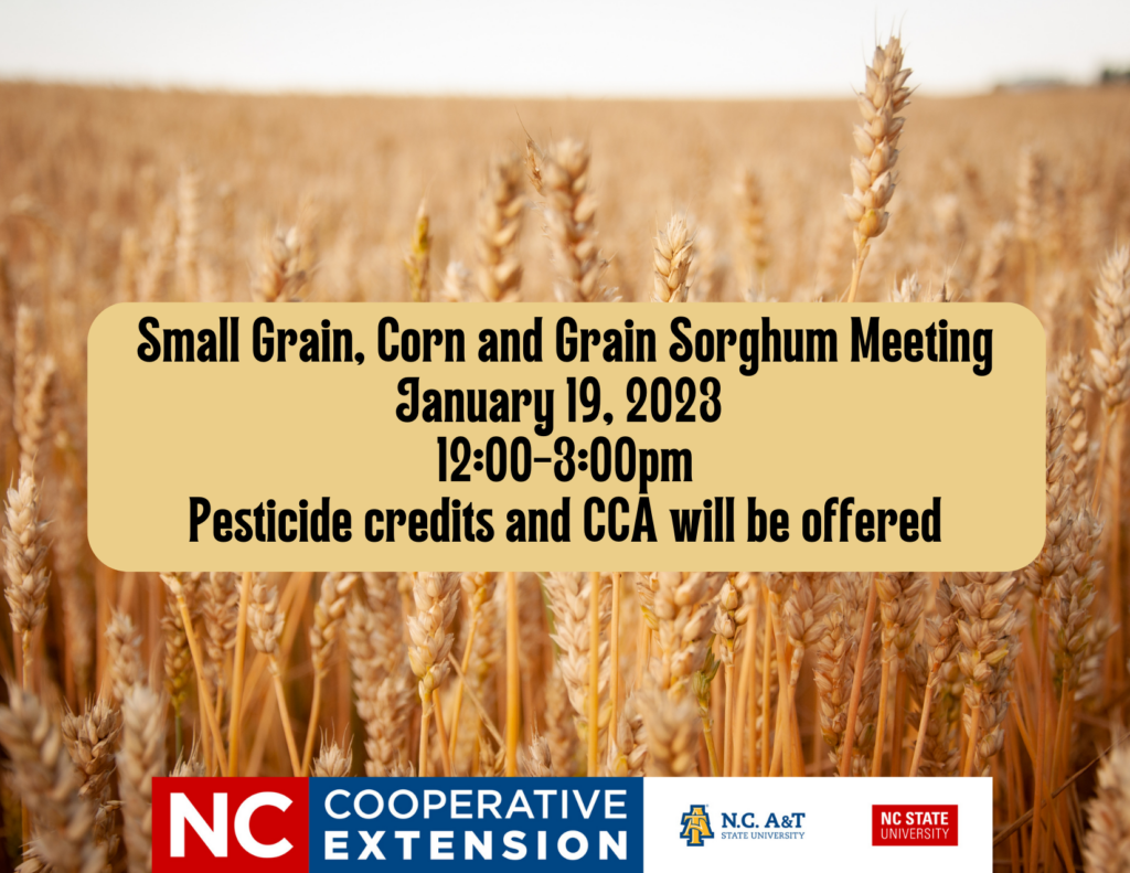 grain field with NC Cooperative logo